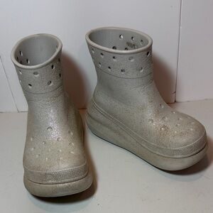 Crocs Crush Glitter Boots W5 M3